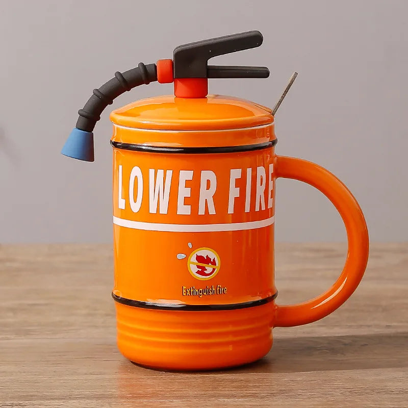 Creative Fire Extinguisher Mug - Unique and Practical for Home or Office