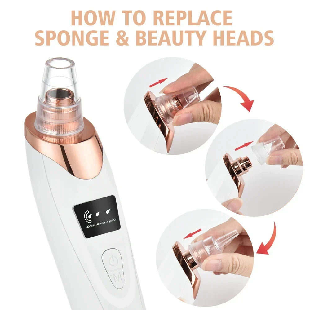Electric Blackhead Remover and Facial Cleaner - ClearSkin Pro