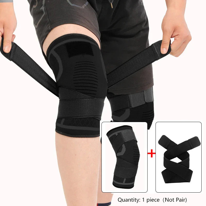 Nylon Knee Protector Sports Brace Compression | Knee Brace | Knee Support for Fitness, Running & Sports