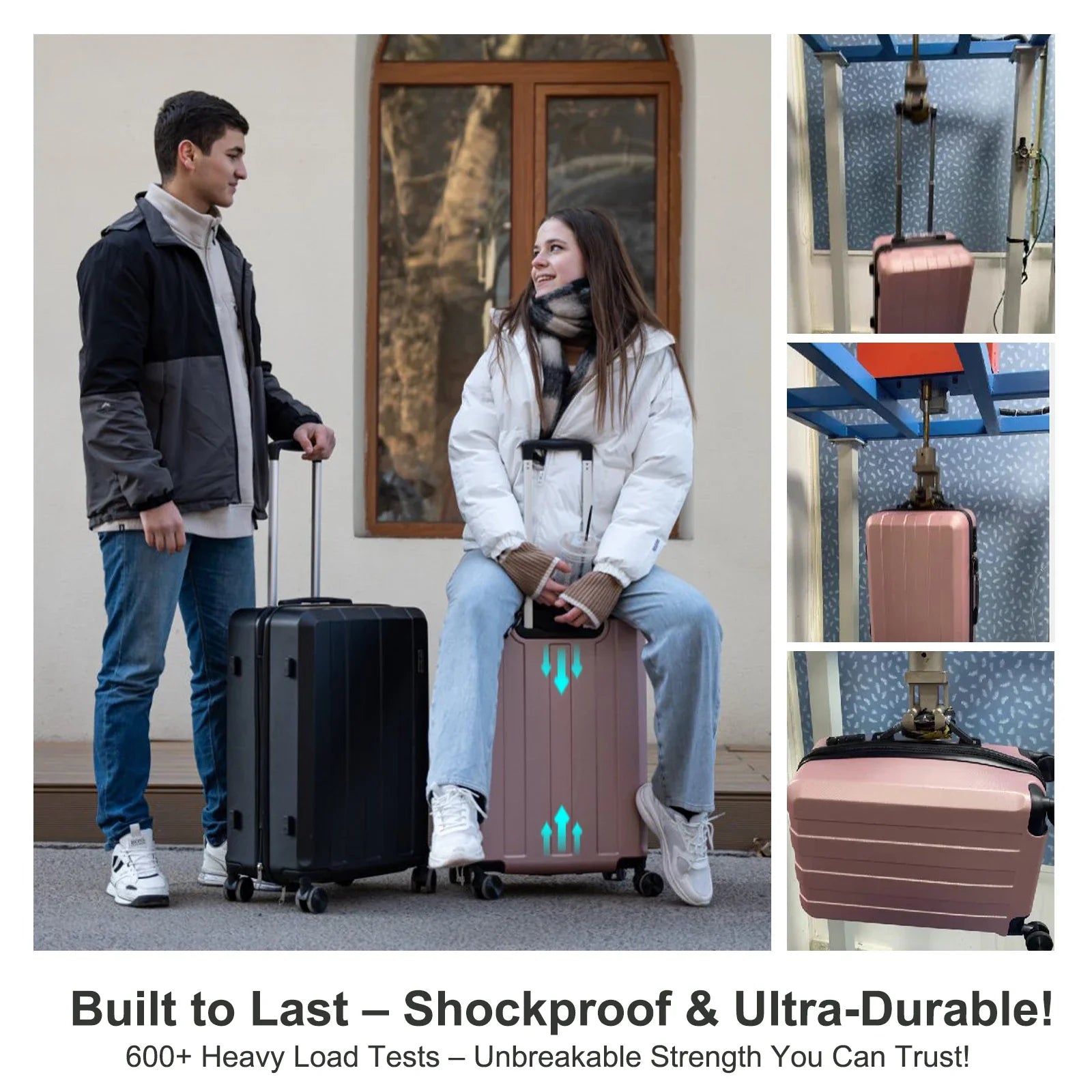 5-in-1 Hard Shell Luggage Set – Barcelona Explorer