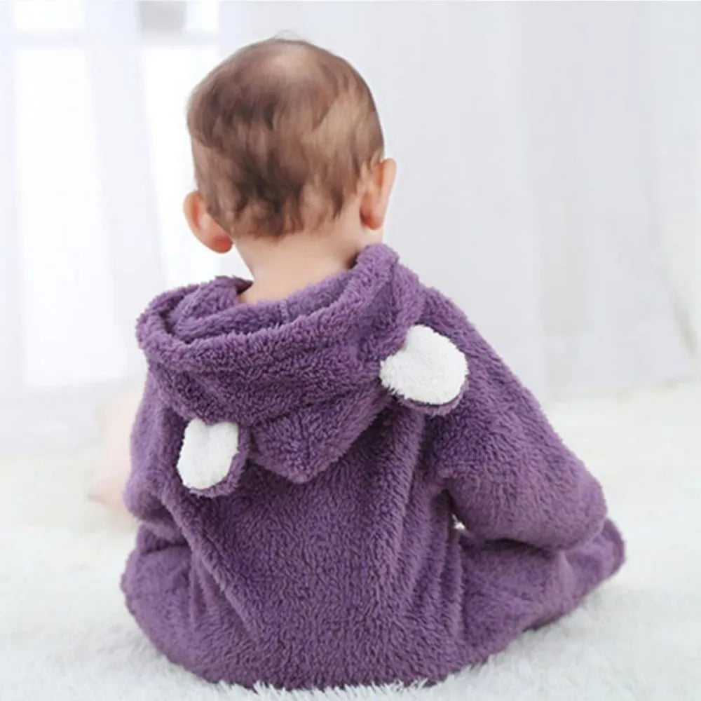 SnuggleTots – Warm Fleece Baby Bodysuits for Newborns