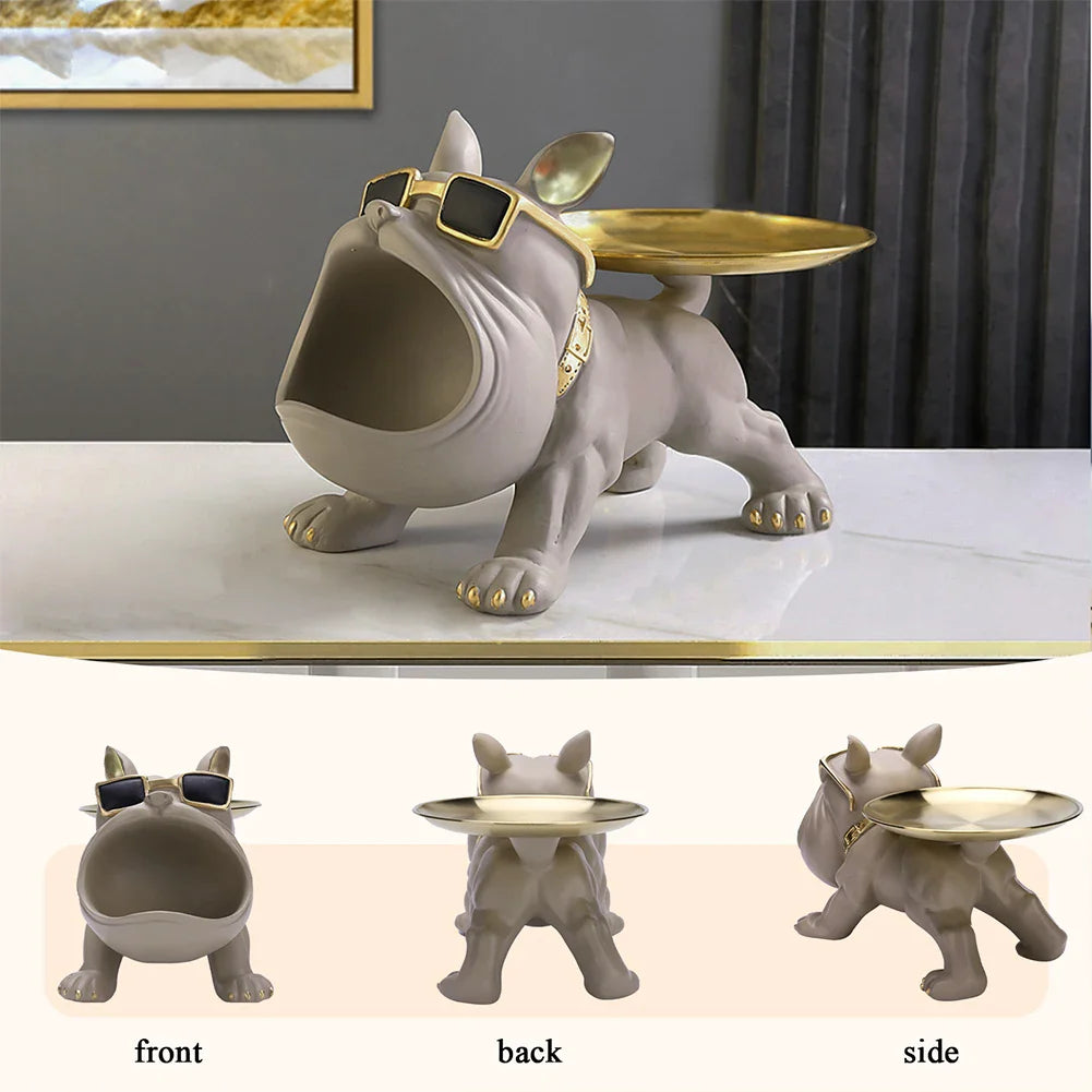 Chic Dog Figurine - Playful & Stylish Decor