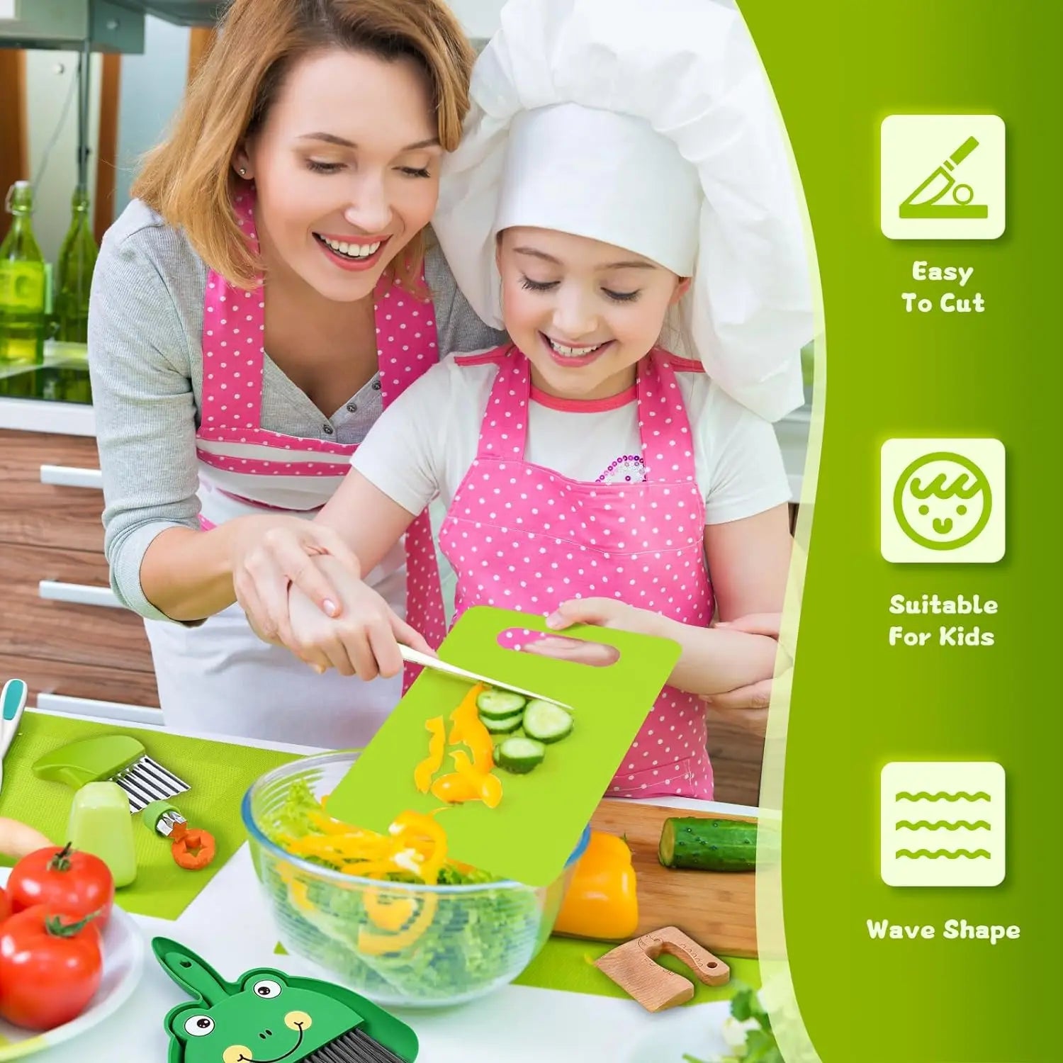 Cheerful Children's Kitchen Set - Creative Cooking for Young Chefs