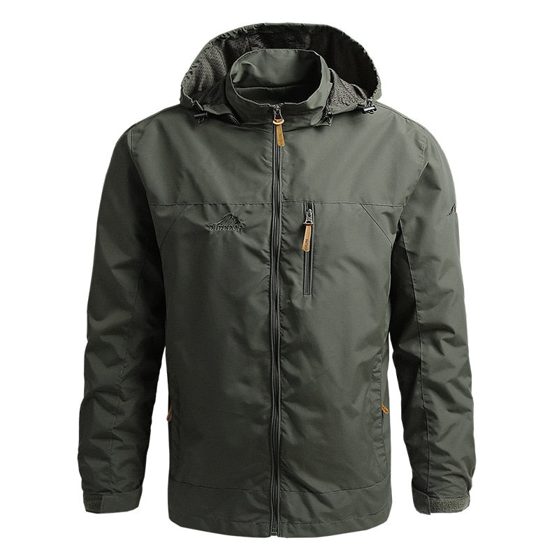 Sandsberg - Tactical Waterproof Men's Jacket with Hood - Outdoor Men's Jacket