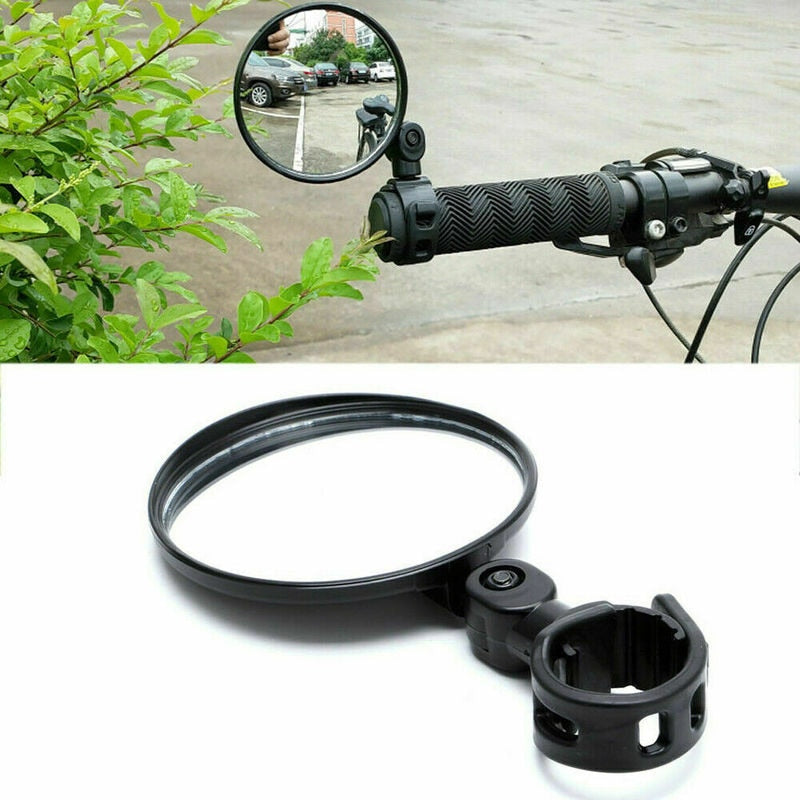 ClearTrail Safety Mirror Max | Durable 360° adjustable mirror for cycling and motorbiking
