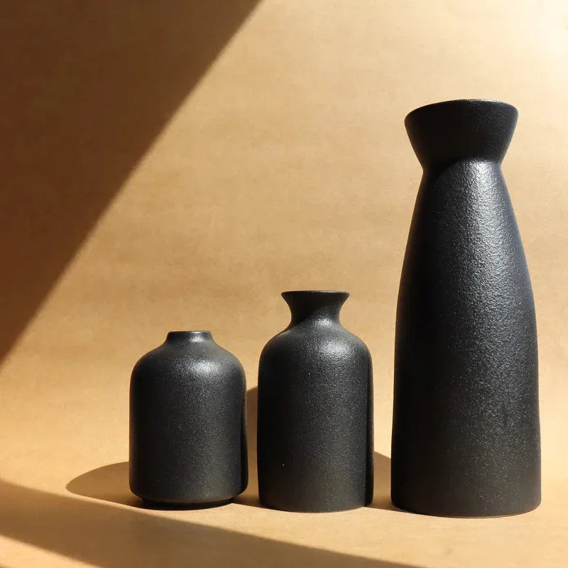 Minimalist Ceramic Vase Set - Timeless and Elegant