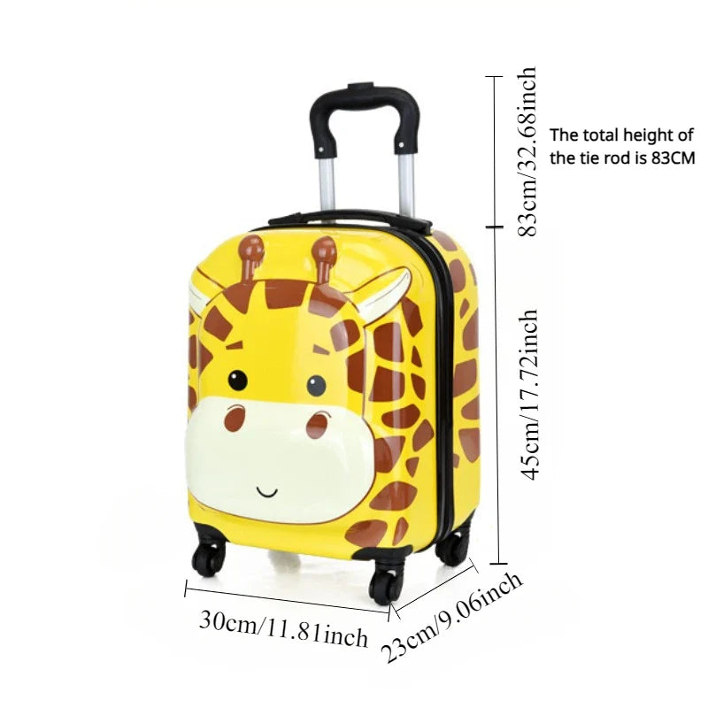 Children's Suitcase Cartoon Animal – Sydney