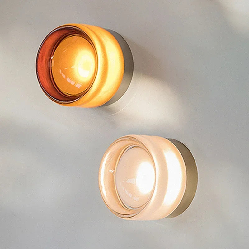 LustreLume Designer wall light | Modern circular lighting for bedrooms and hallways