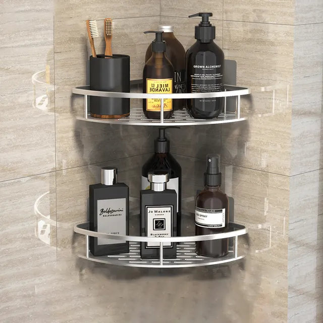 Bathroom Corner Shelf Without Drilling – Stylish and Practical Solution for Shower Storage