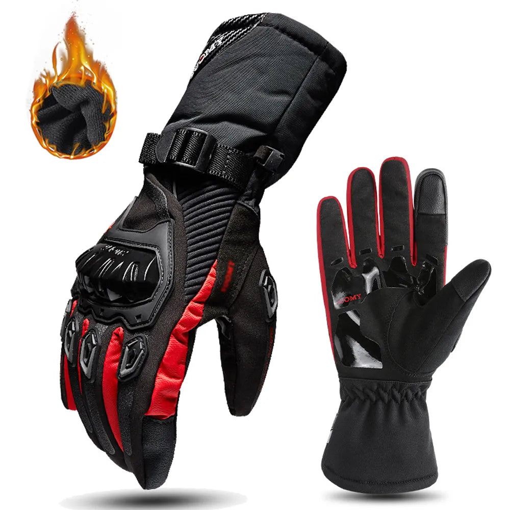 Isolated Motorcycle Gloves