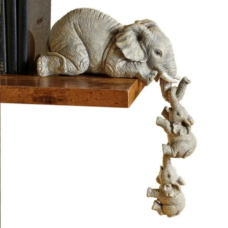 Cute Elephant Figurine - Charming Home Decoration
