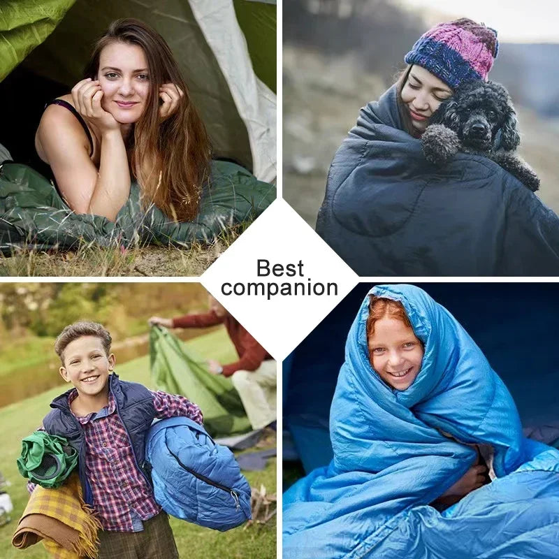 Ultralight 4-Season Sleeping Bag – Warm and Waterproof for Outdoor Adventures and Camping