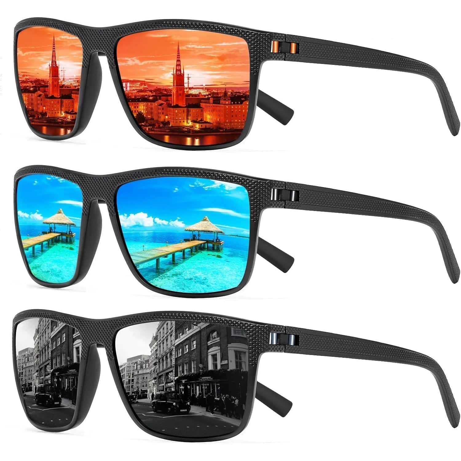 Polarised Sunglasses 3-Pack – Solvion