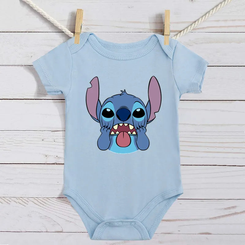 Stitch Baby Bodysuit - Cute and Comfortable for Boys and Girls