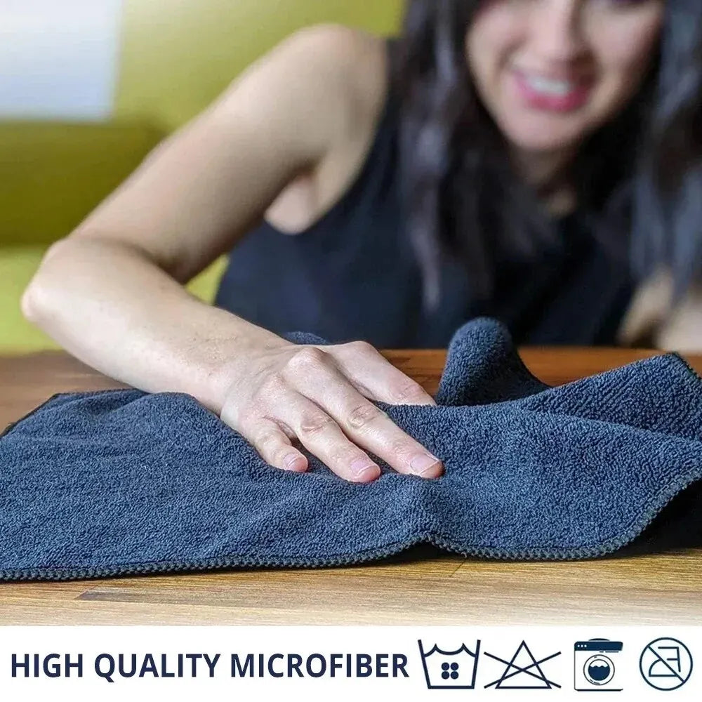 Auto Microfibre Cloths Set (10 Pieces) - UltraClean