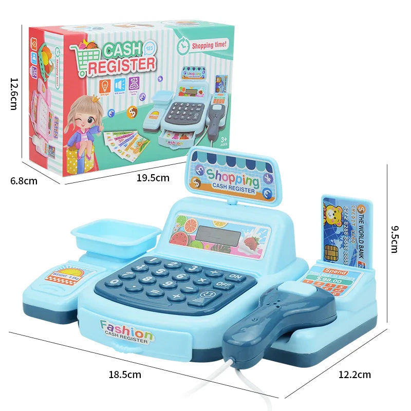 Colourful Toy Cash Register - Creative Shopping Fun