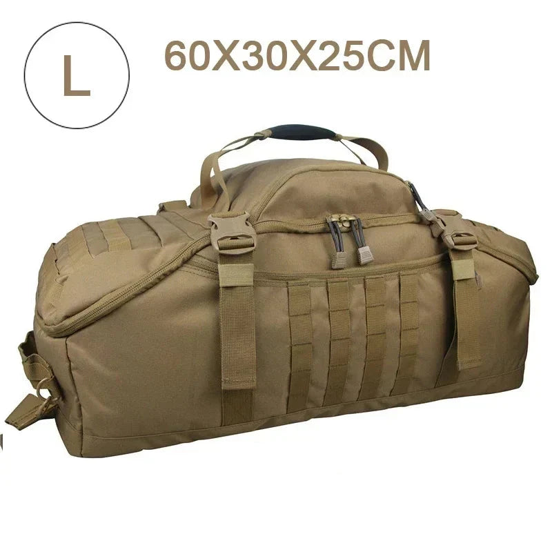 Large Tactical Travel Bag and Rucksack - TrailTrek Duffle