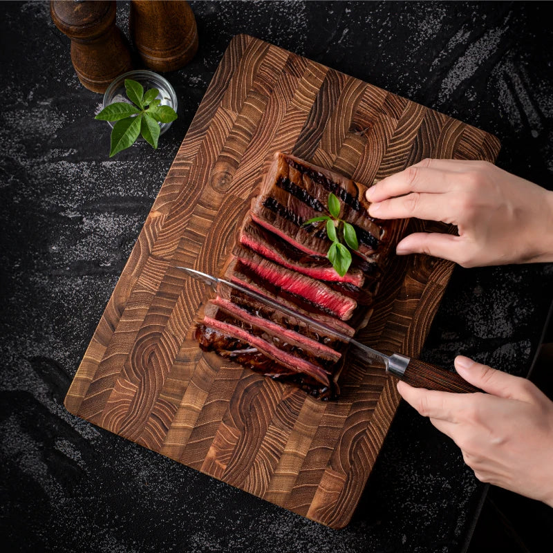 Luxe Thick Teak Wood Chopping Board - ChefTeak