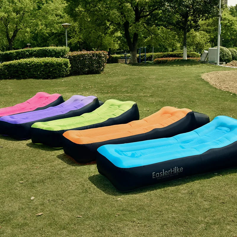 Inflatable Air Sofa for Outdoors - Portable Lounger for Camping and Beach