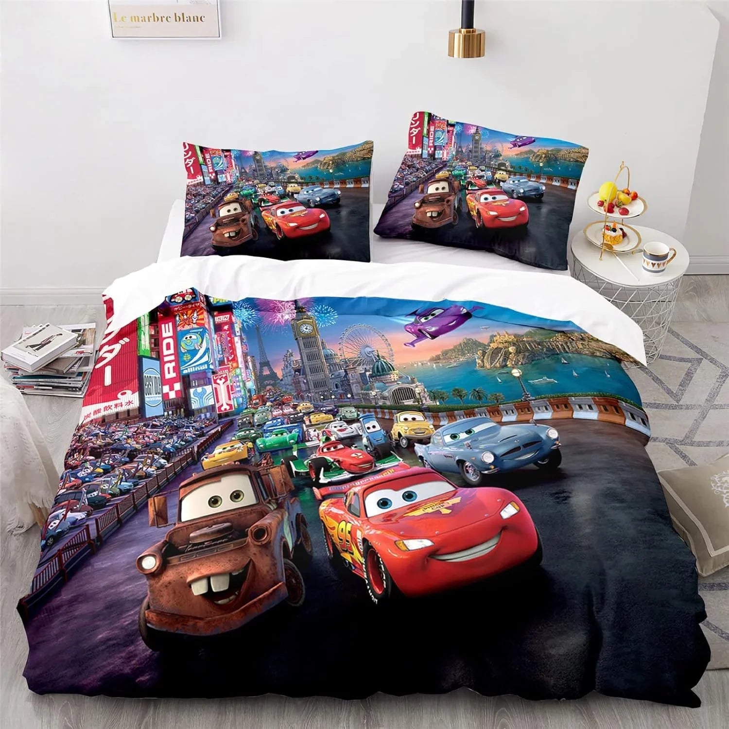 Cars Lightning McQueen Bedding Set – Fun and Comfortable Set for Children