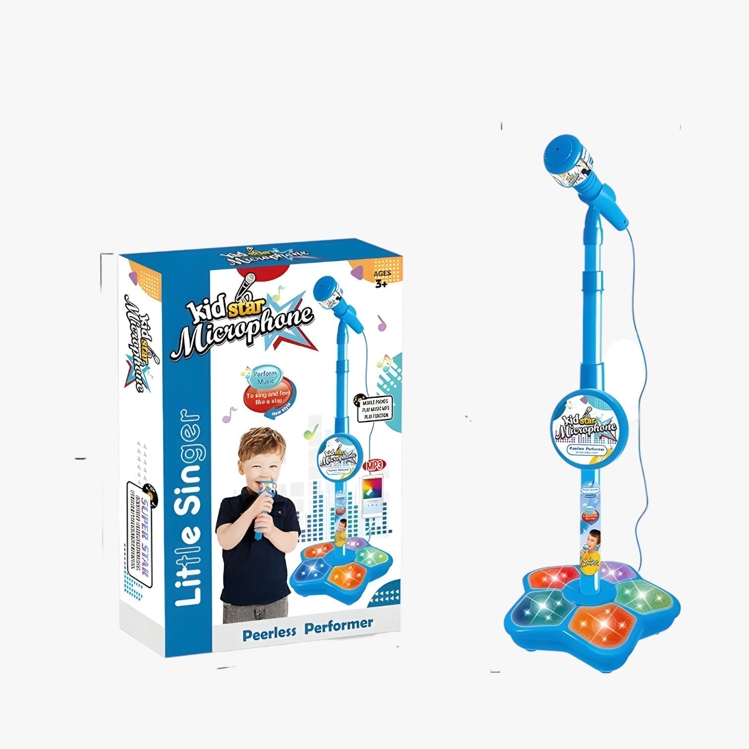 Children's Microphone with Height-Adjustable Stand – SoundFun Stage