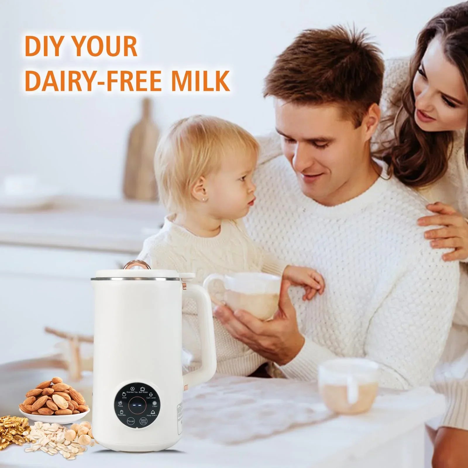 8-in-1 Nut Milk Maker (1000 ml) - NutriBlend