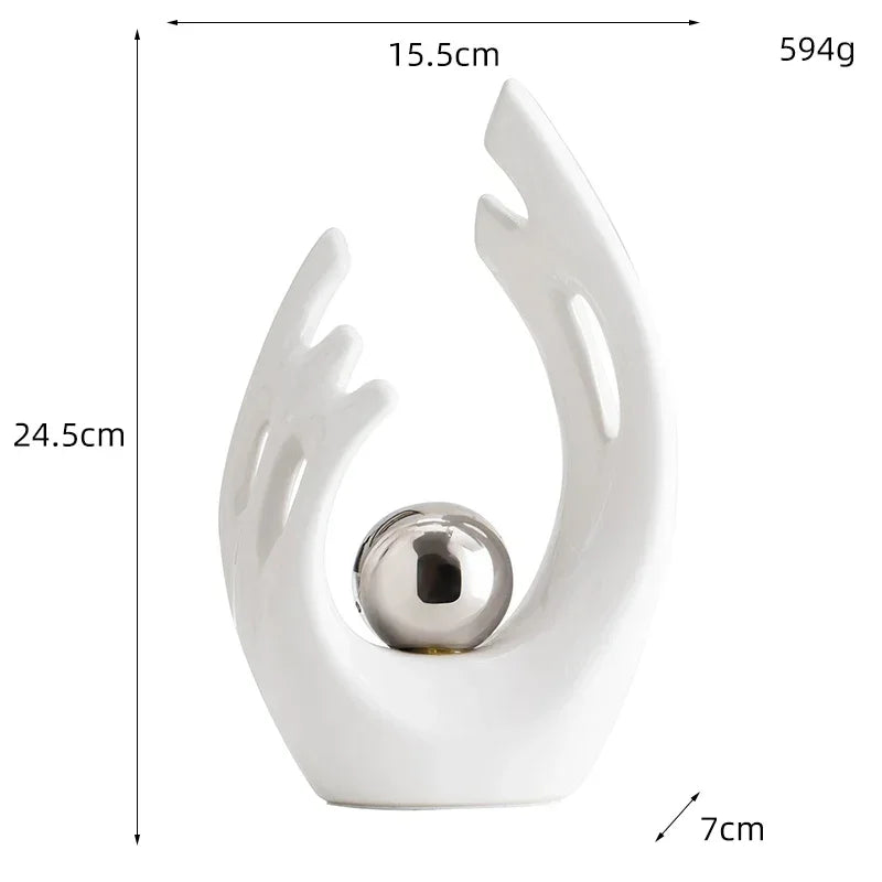 ZenAura Sculpture Set – Modern and Elegant