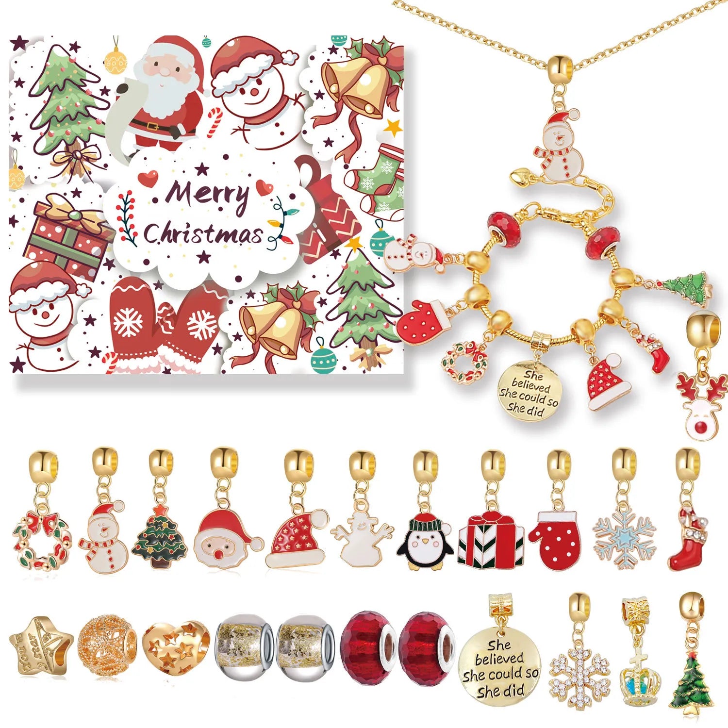 RadianceVault Jewelry Advent Calendar | Elegant stainless steel jewelry for the festive season