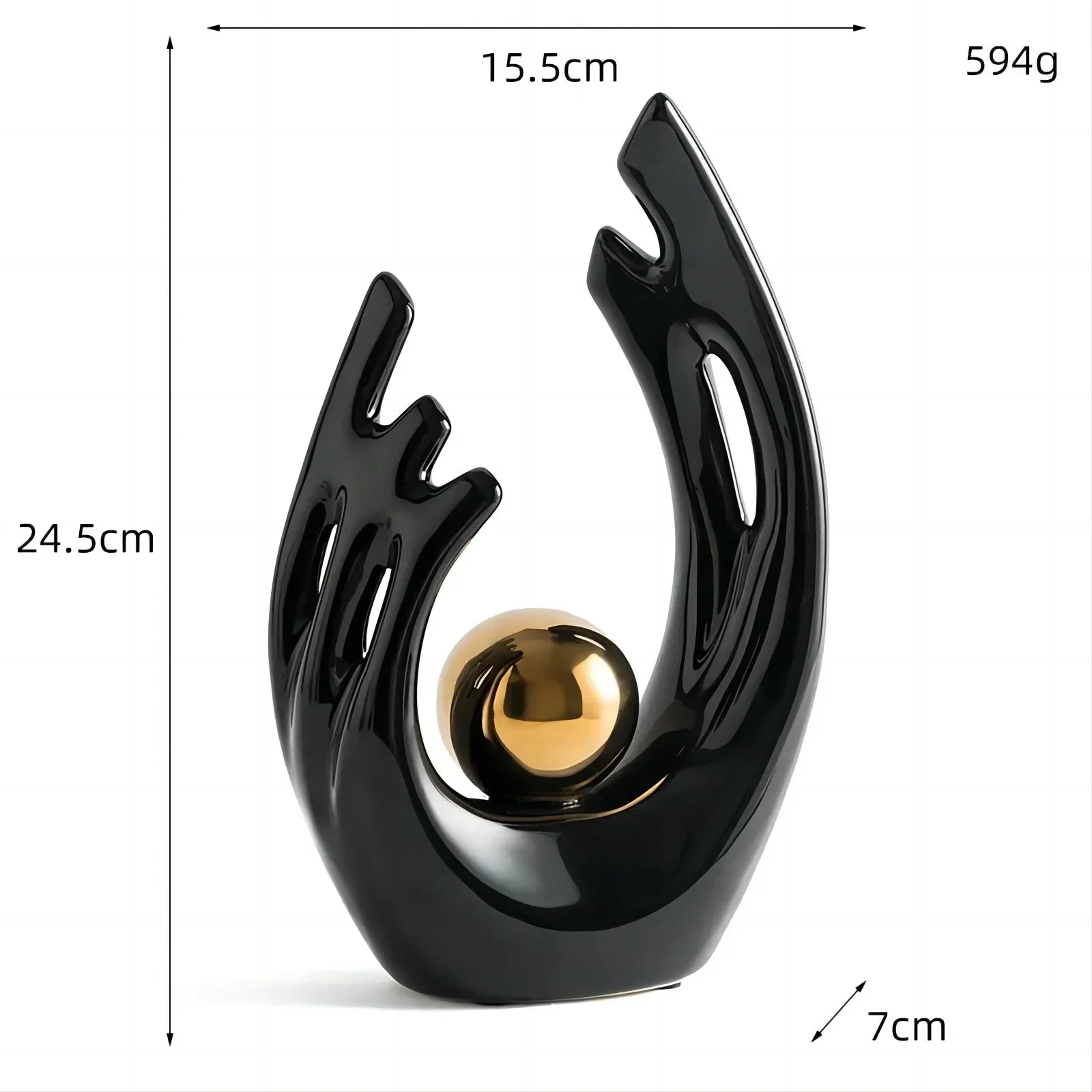 ZenAura Sculpture Set – Modern and Elegant