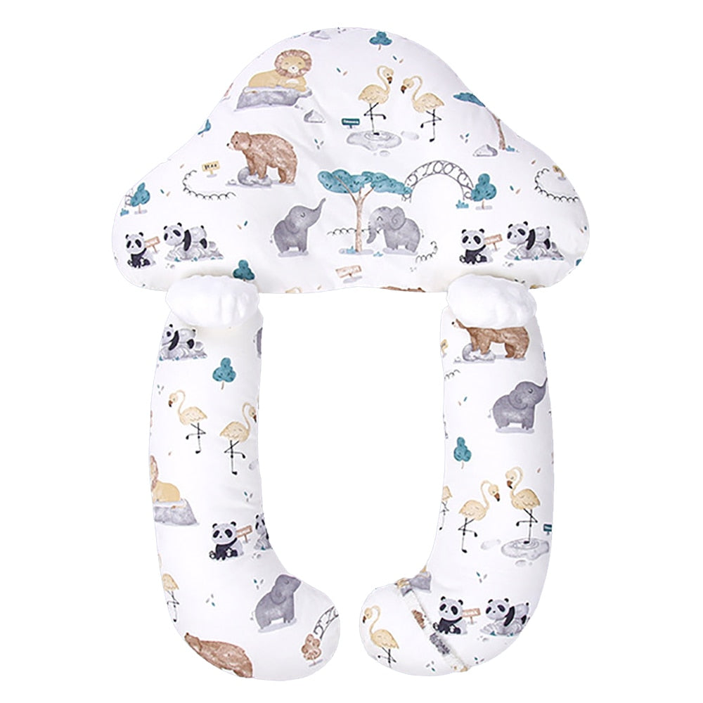 Ergonomic Cotton Baby Pillow for Safe and Comfortable Sleep