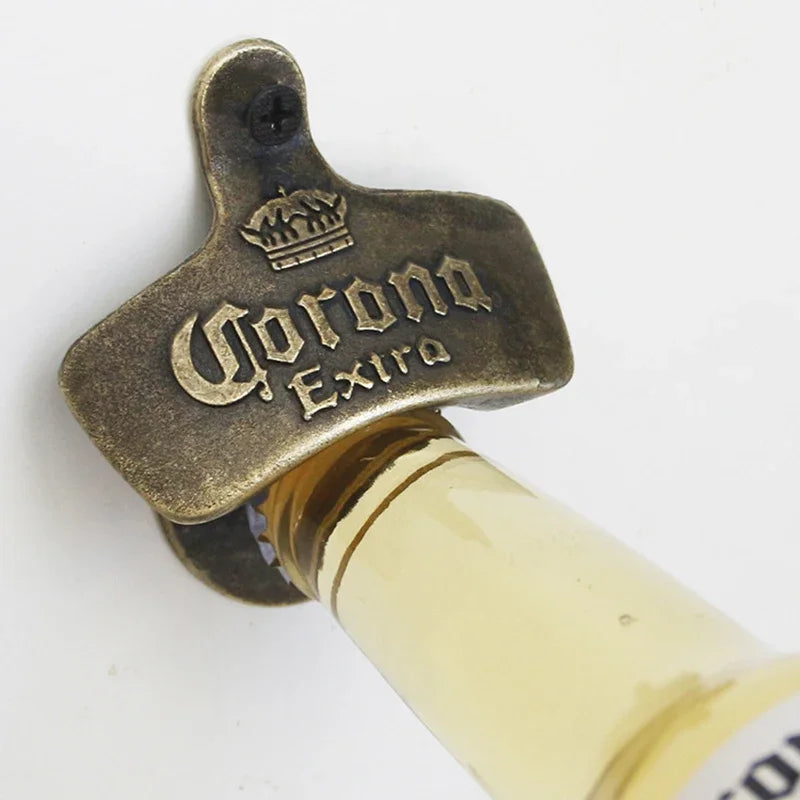 Vintage Wall Bottle Opener - Stylish and Durable