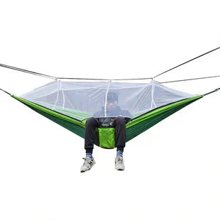 Outdoor Hammock with Mosquito Net – SkyNest