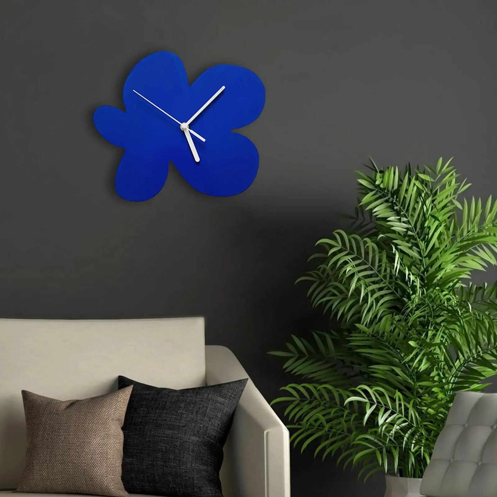 Flower-Shaped Wall Clock - Modern Home Decoration