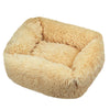 FurHaven Deluxe Dog Lounger | Long plush, washable pet bed for dogs and cats