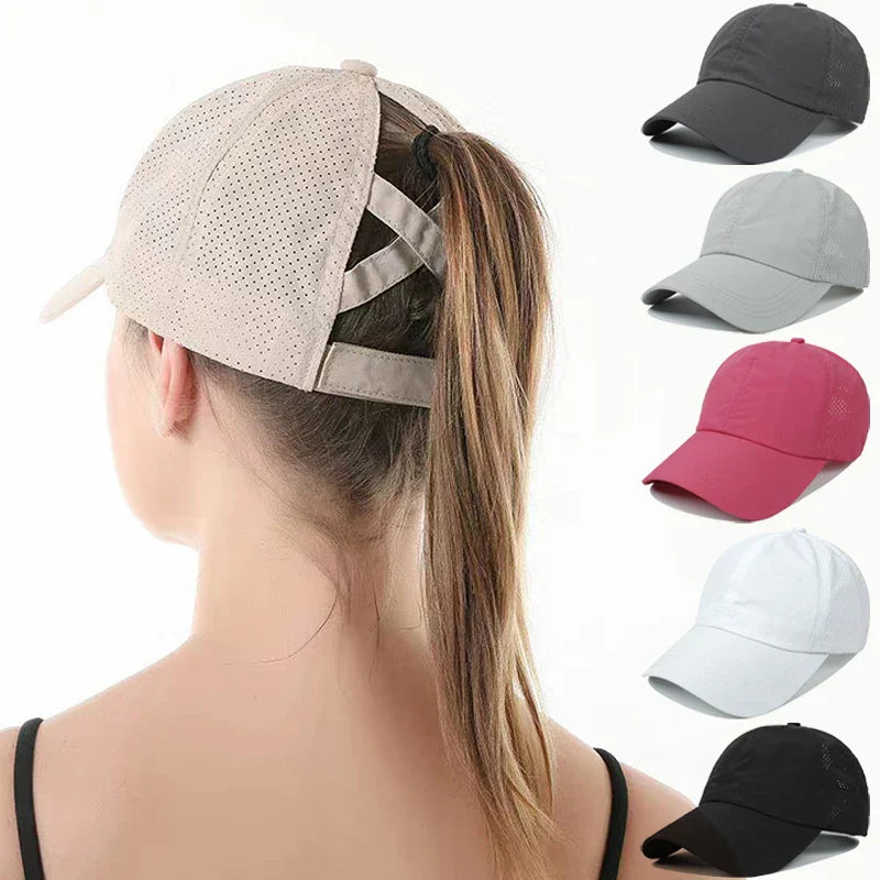 Breathable Unisex Sports Cap made of Mesh with Adjustable Fit – AeroCap