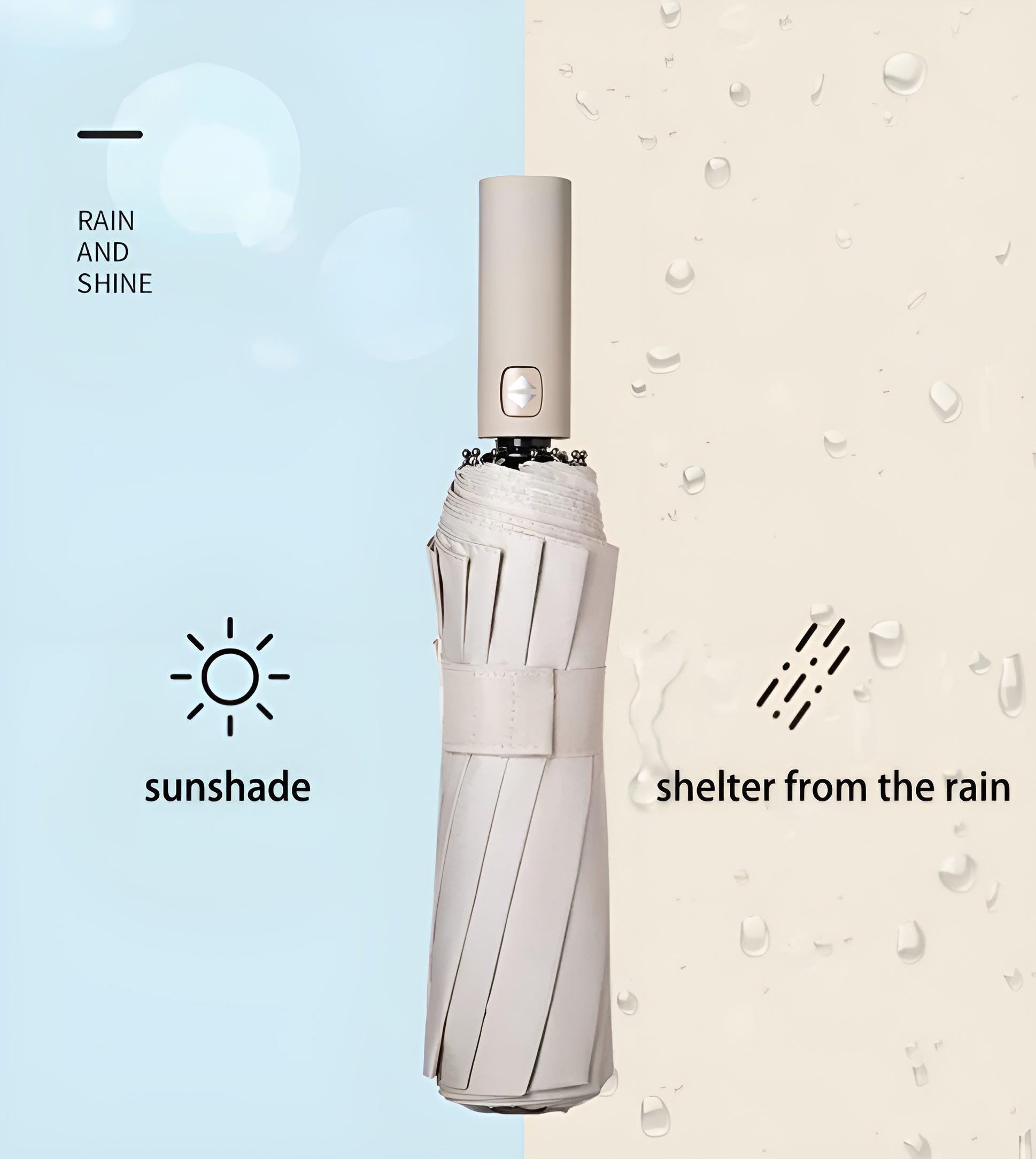 Sustainable Umbrella with UV Protection – StormShield