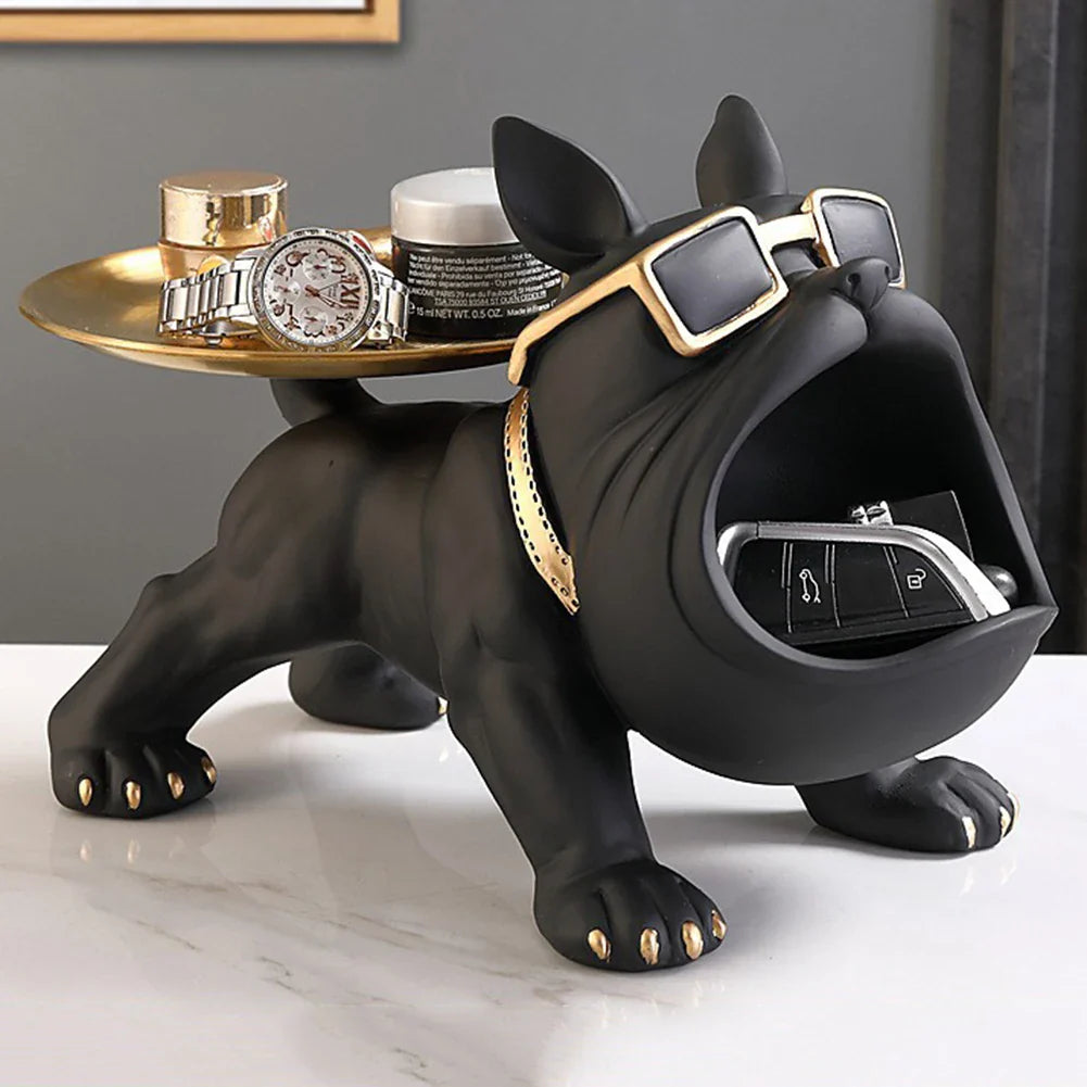 Chic Dog Figurine - Playful & Stylish Decor