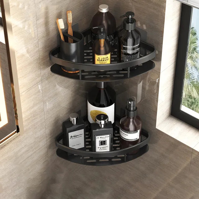 Bathroom Corner Shelf Without Drilling – Stylish and Practical Solution for Shower Storage