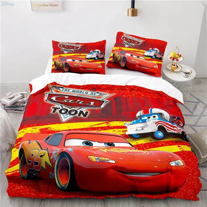 Cars Lightning McQueen Bedding Set – Fun and Comfortable Set for Children