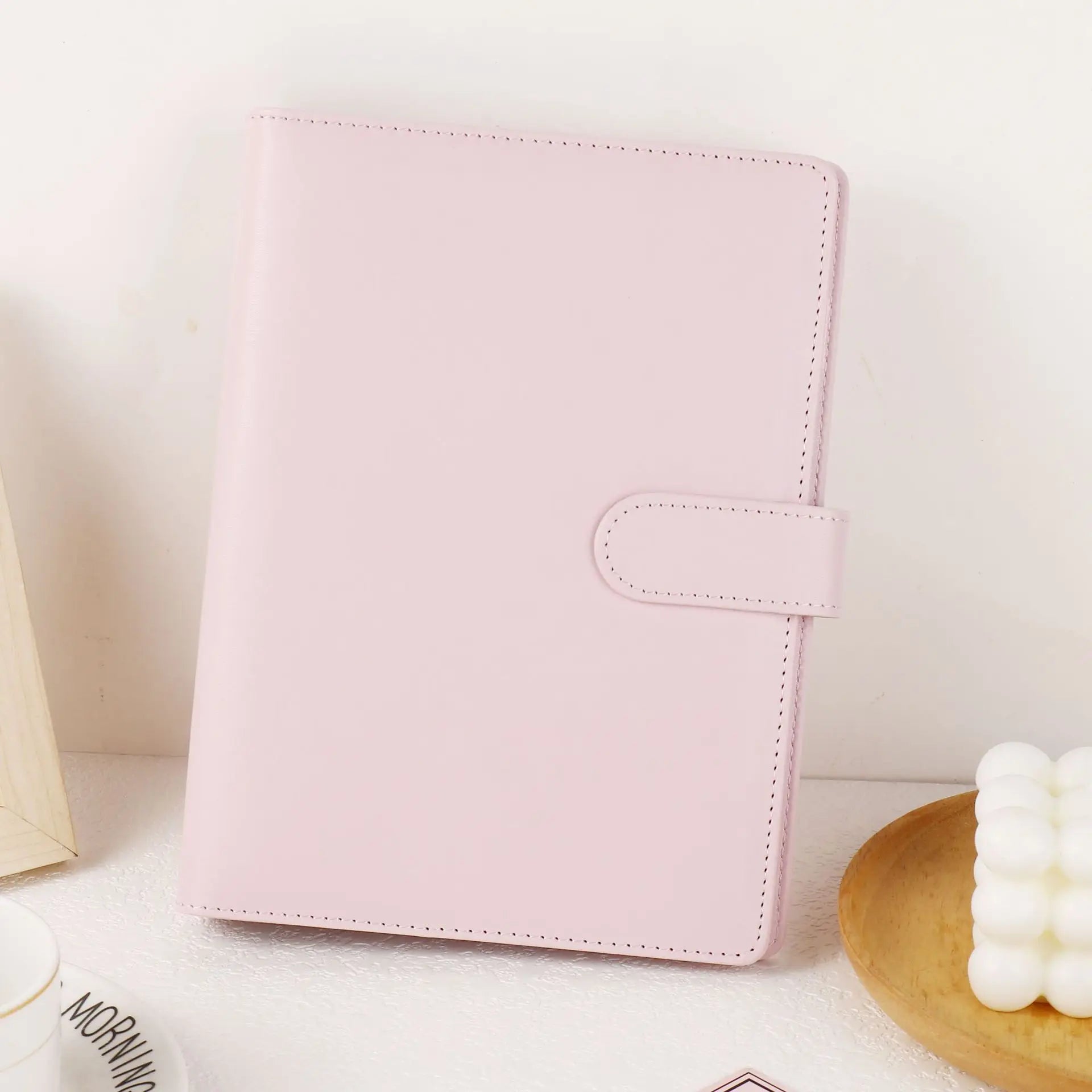 A5 PU Leather Binder in Macaron Colours | Planner | DIY Photo Album and Agenda in One