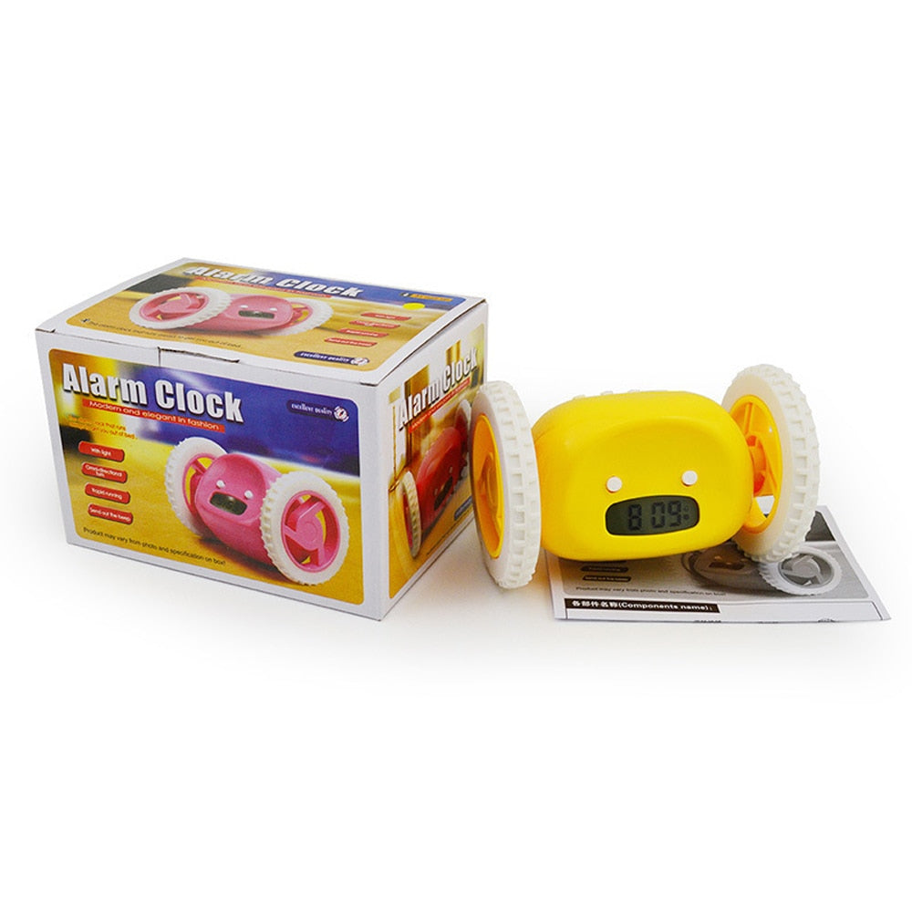 BoostAlarm Alarm Clock with Wheels | A smart and playful alarm clock that keeps you awake