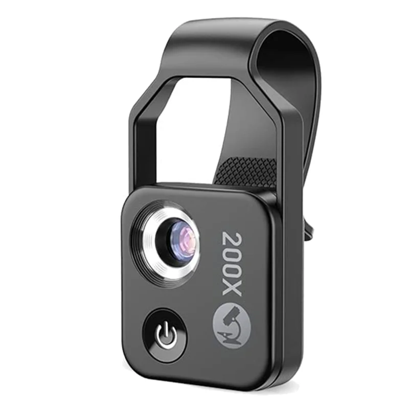 VisionScope Mobile Microscope | High-Resolution 200x Clip-On Lens for Smartphones