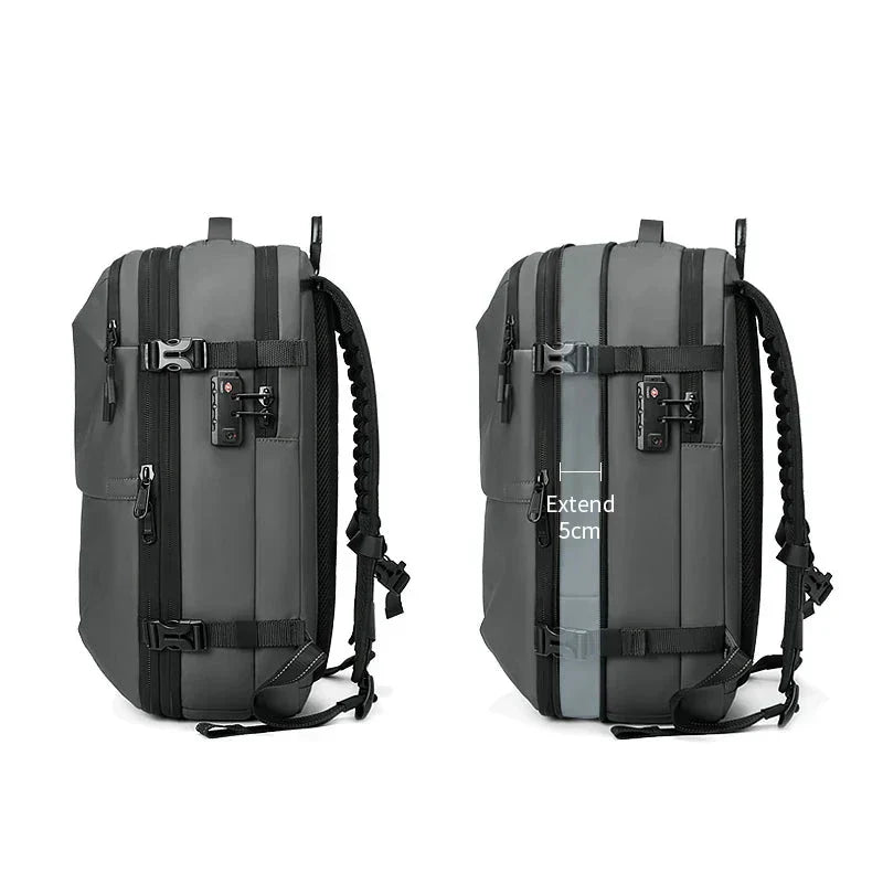 ElitePack Air Compression Backpack | 60L waterproof business and travel backpack with vacuum compression technology