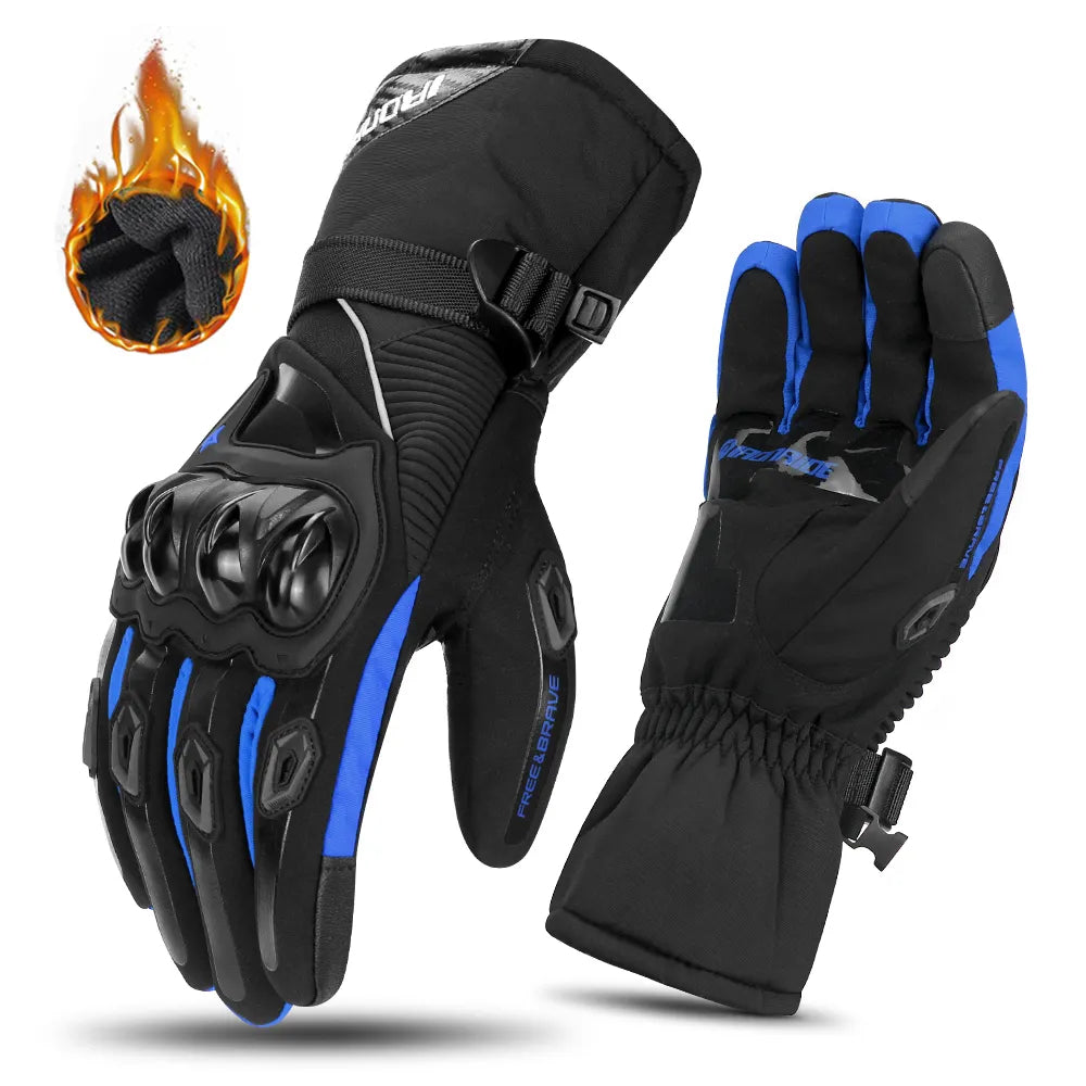 Isolated Motorcycle Gloves
