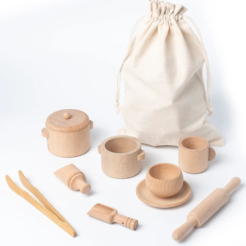Cooking Fun Wooden Kitchen Set – For Creative Play