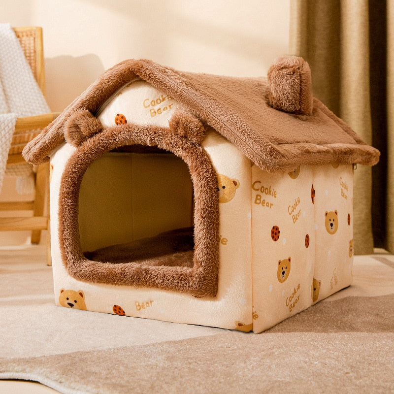 Fluffy Pet House - Comfortable Sleeping Place for Your Pet