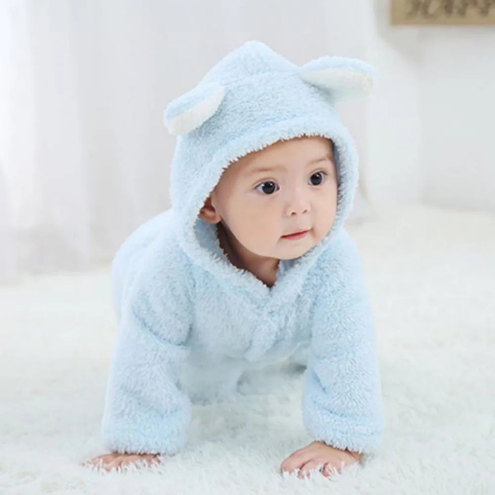 SnuggleTots – Warm Fleece Baby Bodysuits for Newborns