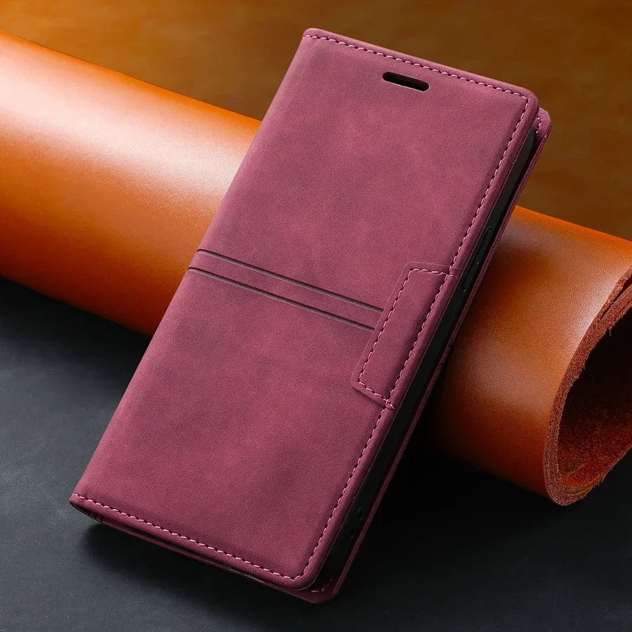 Nordholm Leather Wallet Flip Case – Stylish Protection for Google Pixel