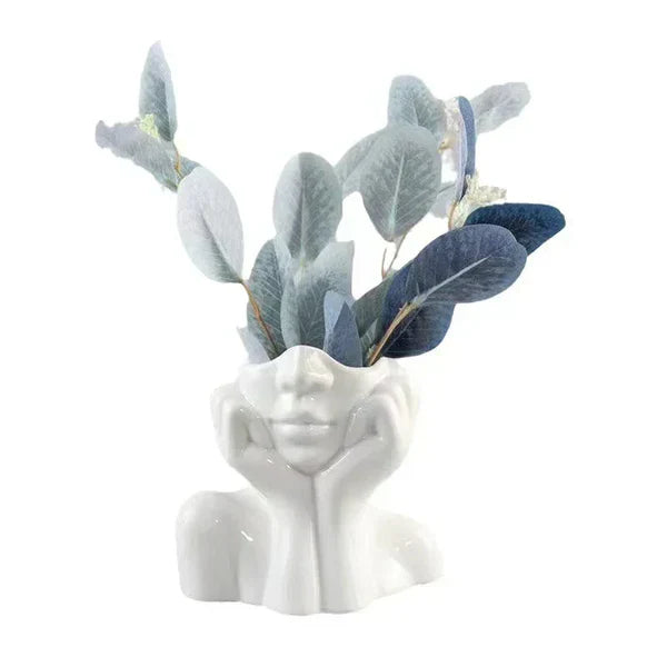 Abstract Face Vase – Unique Design for Stylish Interior Decoration
