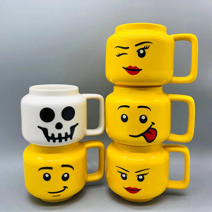 Happy Sip - Cute Ceramic Mug for a Cheerful Start to the Day